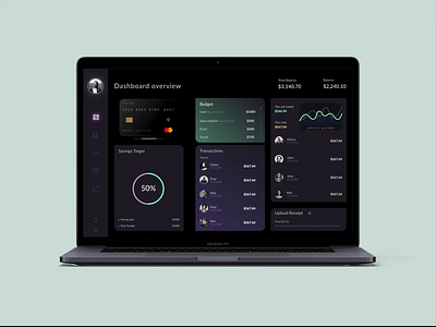 Finance Management Made Easy aftereffects animation design figma figma design illustration interaction product design ui user experience