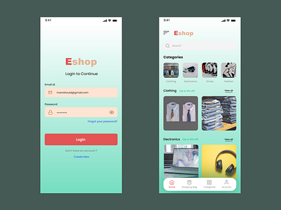 Eshop android android app design apple application ui design mobile design mobile ui ui ui design ux ux design