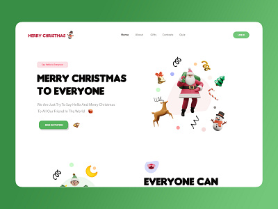 Merry Christmas :-) amptus branding design home screen merry christmas strap ux