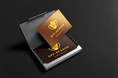 business card gold art artwork branding business card businesscard design drawing gold illustration logo procreate sketch