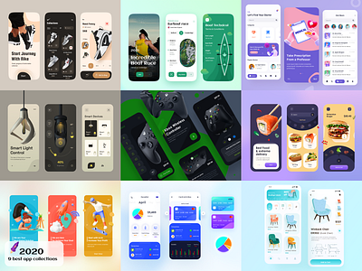 2020 App Design 2020 2020 trends android app design appoinment boat doctor app e commerce finance app food app ios minimal onboarding smart controller app smart light trending ui ui design user interface ux design xbox controller