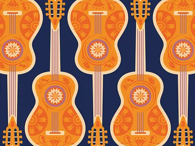 Summer Concert Series acoustic band bar branding concert flowerchild flowers folk gig poster guitar hippie live music mexican music pattern restaurant summer