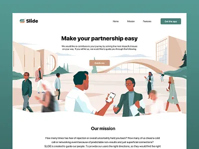 Slide business business card collaborate invest meet meeting meetup personal phone plans search service share slide team touch