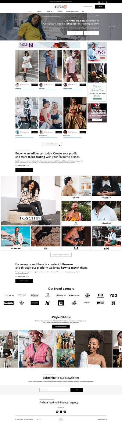 Style ID brands fashion influencer marketing marketing agency south africa
