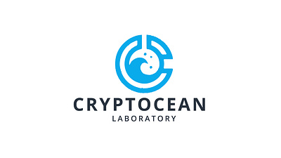 Cryptocean crypto lab logo laboratory logo design logo designer