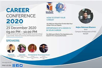 Career Conference 2020 Event design event banner