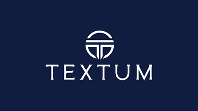 Textum logo design logo design branding logo design concept text logo textum logo