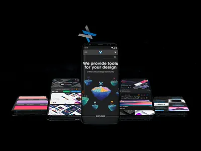 Visualably - Social Marketplace design sistem illustration interaction design ui ui design ux web app