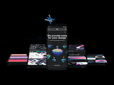 Visualably - Social Marketplace design sistem illustration interaction design ui ui design ux web app