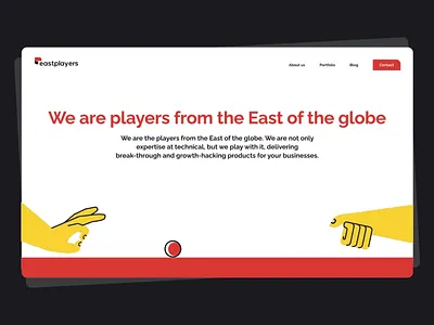 Eastplayers Website Animation animated gif animation illustration website