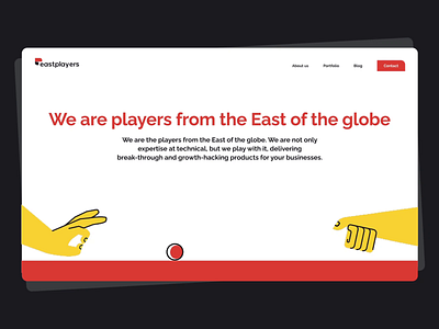 Eastplayers Website Animation animated gif animation illustration website