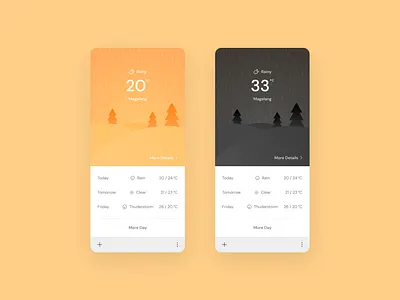 Weather App app design ui ui design weather weather app