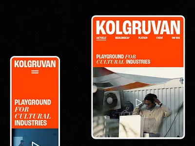 Kolgruvan visual identity & website branding graphic design identitydesign landing page logo logotype minimalistic typography visualidentity web webdesign website