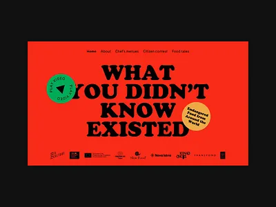 Food is Culture — Video animation colorful culture endangered exibition flat food recipes video website