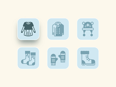 Winter Clothes and Accessories brand design designer flaticon icon icon app icon artwork icon design icon pack icon set iconfinder iconography icons iconscout iconutopia logo ui ux