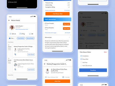 Medical Record Exploration alodokter app chat doctor exploration filter health health app health record healthcare medical record