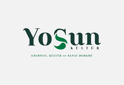 Yosun Dergisi Logo Tasarımı design editorial grafik tasarım logo logo design logo tasarım logos logotype typography vector