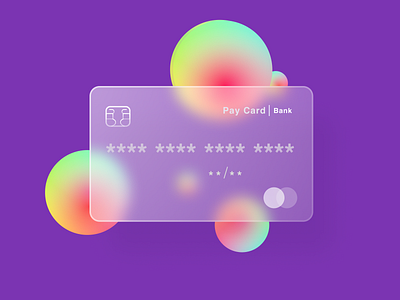 Bank Card 2021 2021 trend app figma figmotion glassmorphism graphic design illustraion illustrator new year smooth ui uiux web