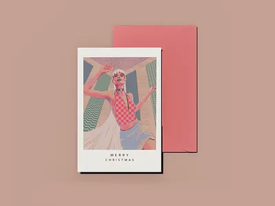 Postal card illustration cover art dancing girl illustration melina ghadimi postal card wall art