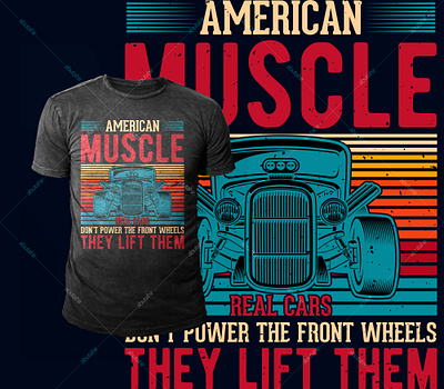 Muscle Car T shirt design branding car custom t shirt design design design art graphic illustration iphone logo march by amazon muscle muscle car t shirt art t shirt design t shirt dress typography ui ux vector vintage