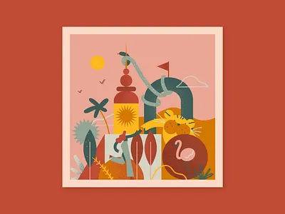 “This is your moment!" 2020 animals art artist castle fidenza grain graphic illustration illustration art ipad italy ligabue palette parma place procreate texture vector