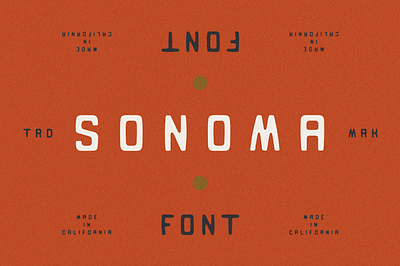 Sonoma Typeface branding design font fonts jamescoffman lettering lockup logo minimal type typeart typeface typefaces wordmark