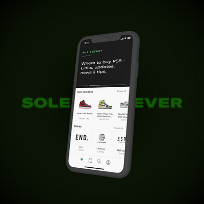 Sole Retriever Mobile ios mobile mobile app design react native sneakers