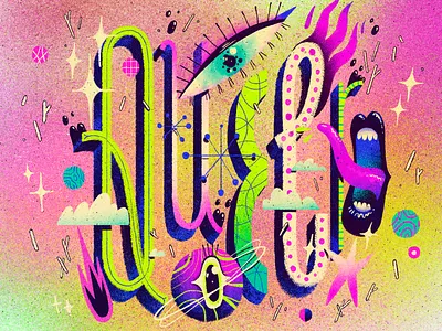 Queer art artwork gay handmade illustration lettering lgbtq pride queer queerness texture type typography