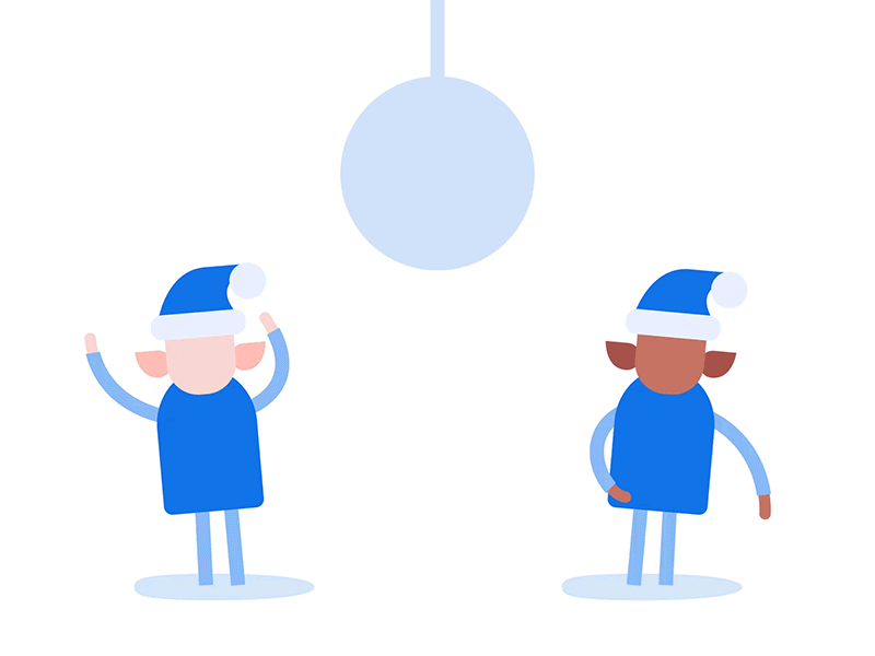 Christmas Elves after effects animated animation 2d animations character character design character rigging christmas christmas illustration christmas party dancing dancing animation elves illusrator illustration illustrations motion design svg animation