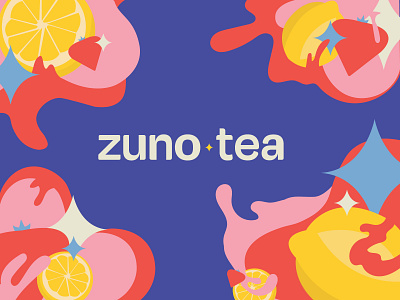 zuno tea logo and illustrations brand brand design branding graphic design icon identity identitydesign logo typography vector vector illustration
