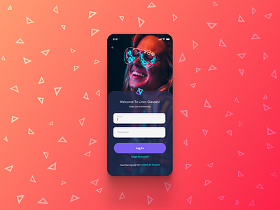 Log In Modal Concept app concept design log in logo minimal simple ui