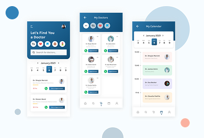Doctor s Appointment App app design doctor app doctor appointment minimal mobile app design mobile design mobile ui ui xd design
