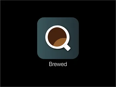 App Icon - Brewed app app icon app icon logo app logo coffee coffee cup dailyui dailyui005 illustrator
