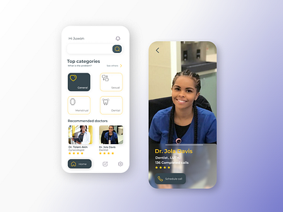 Dokita - Online medical consultations app. app brand branding clean design graphic design icon illustration minimal mobile type typography ui ux web