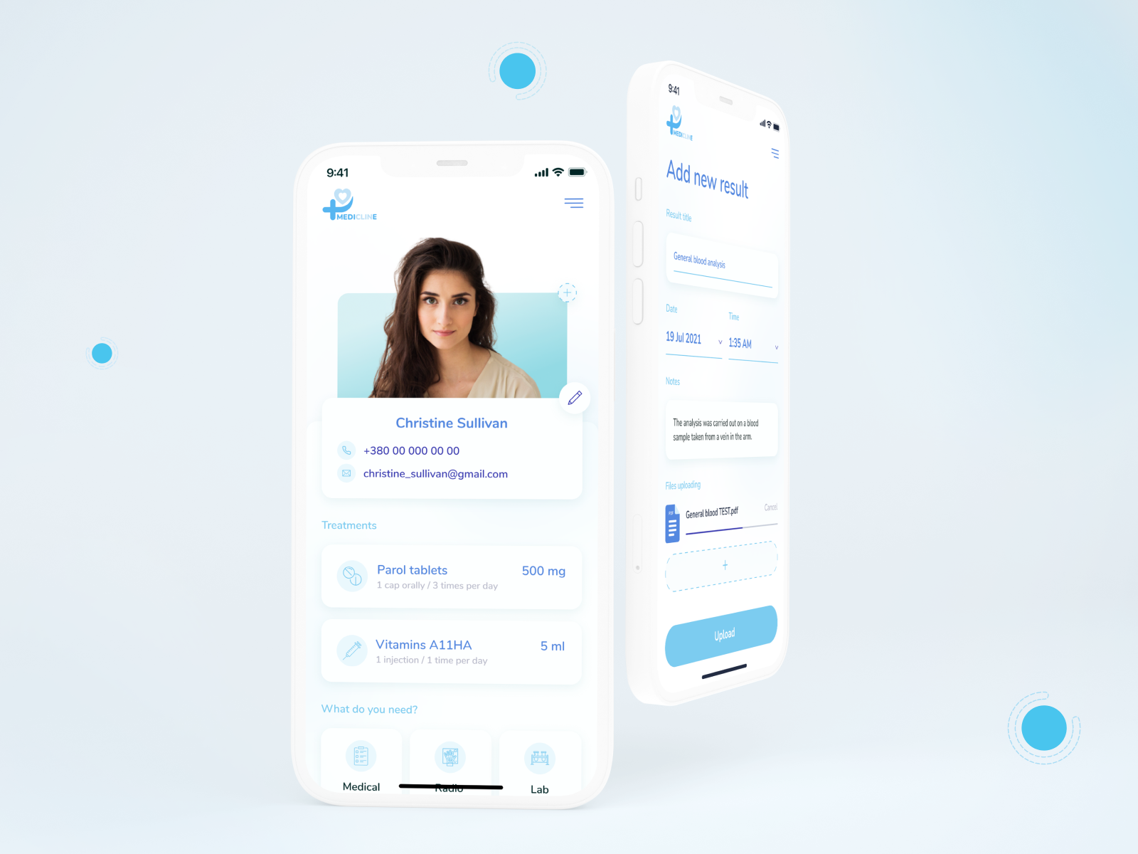 Medicline | healthcare management by BLUELINE.Digital on Dribbble