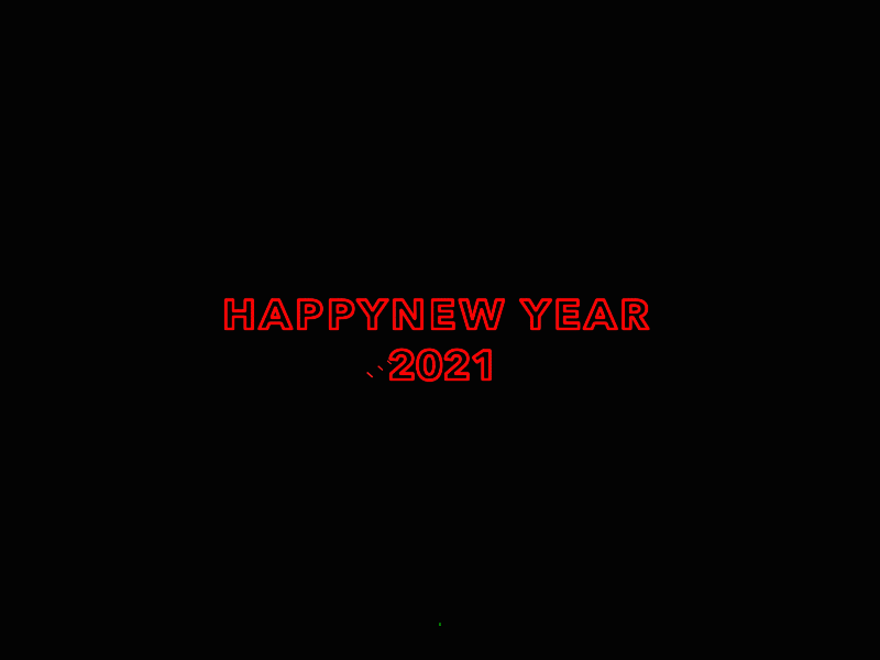 New year greeting 2021 animation christmas cracker gift greeting light merry christmas new year text animation