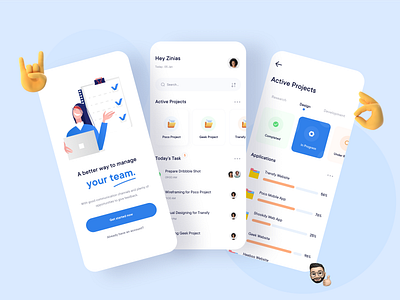 Team management App 2020 2020 trend clean ui colorful design ios ios app ios design management app management system mobile app mobile app design mobile ui task task management task manager typography ui web web templates