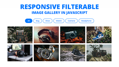 Responsive Filterable Image Gallery using HTML CSS & JavaScript css image gallery filterable gallery javacript filterable image gallery image filter in javascript image gallery responsive image gallery