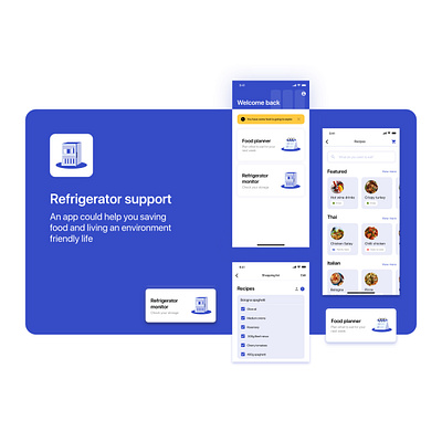 Refrigerator support app