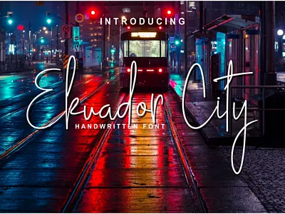 Ekuador city font city ekuador font