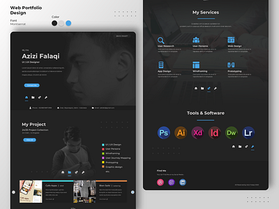Web Portfolio Design design mobile ui ui ui design ux uxdesign webdesign