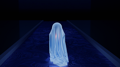 This is a ghost made of blender 3d blender