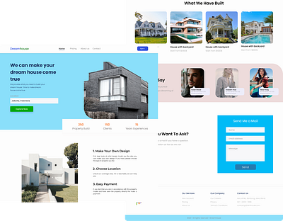 Dreamhouse Landing Page architecture
