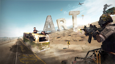 Art clan_PUBG design photoshop photoshop art pubgmobile web