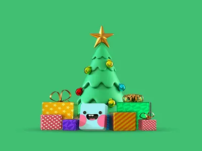 Christmas tree 3d art art artist artwork creative design designer drawing dribbble graphic design illustration
