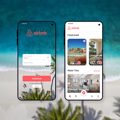 Airbnb Redesign App Concept app design exotic figma mobile mobile app design mobile ui ui user interface design ux uxdesign