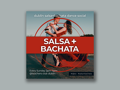 Salsa y Bachata digital graphics graphic design instagram social media social media marketing typography