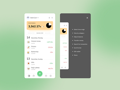 Money Tracking App branding clean minimalism mobile mobile app mobile ui money ui ui design ux