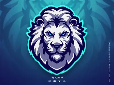 Lion Mascot logo app artwork brand branding characterdesign design esport game gaming illustraion logo logos logotype mascot sports ui vector