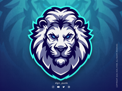 Lion Mascot logo app artwork brand branding characterdesign design esport game gaming illustraion logo logos logotype mascot sports ui vector